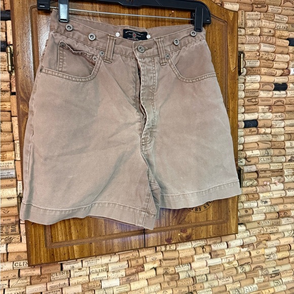 VERY Vintage Y2K American Eagle high rise cotton button fly shorts - Picture 2 of 5